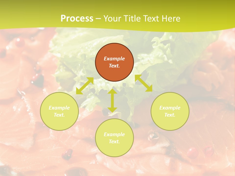 Carpaccio Z Łososia PowerPoint Template