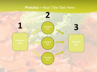 Carpaccio Z Łososia PowerPoint Template