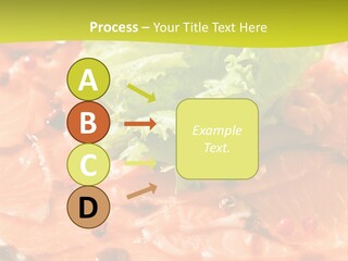 Carpaccio Z Łososia PowerPoint Template