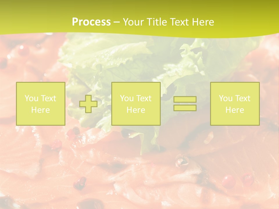 Carpaccio Z Łososia PowerPoint Template
