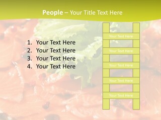 Carpaccio Z Łososia PowerPoint Template