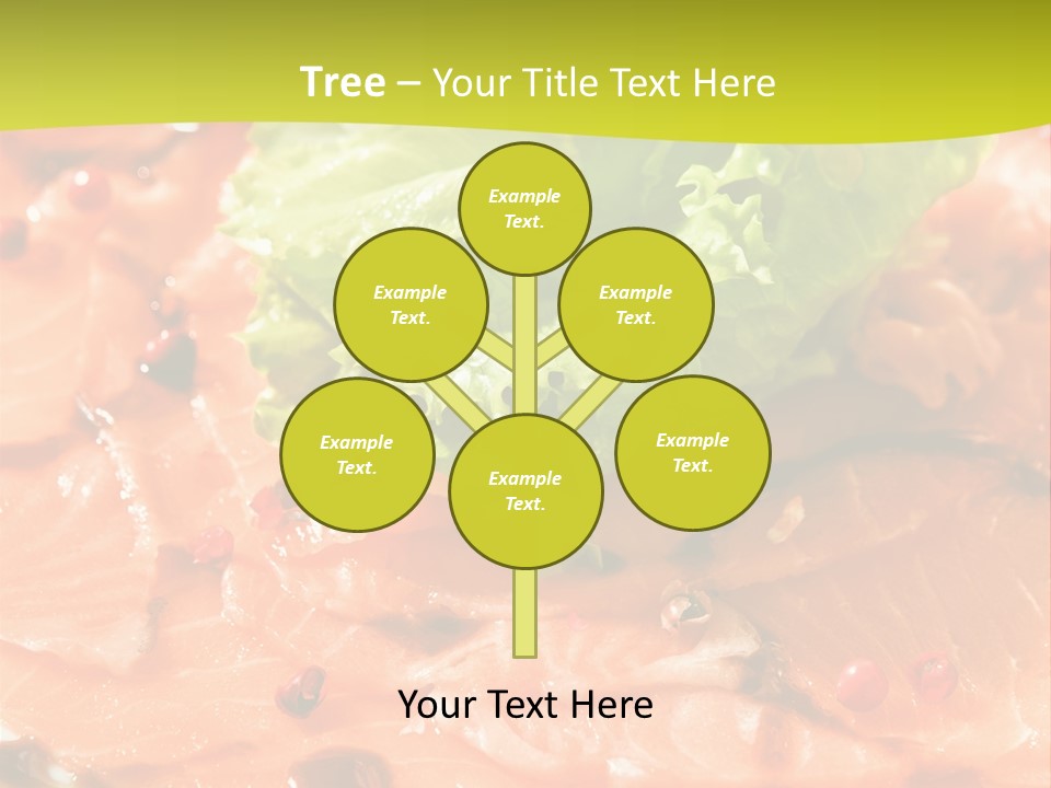 Carpaccio Z Łososia PowerPoint Template