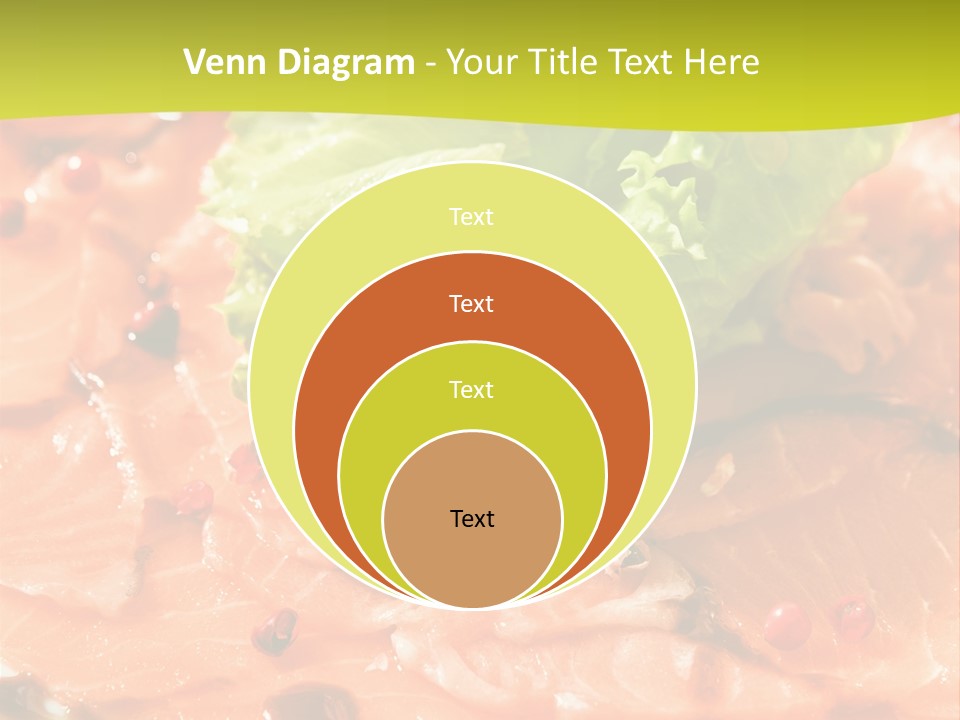 Carpaccio Z Łososia PowerPoint Template