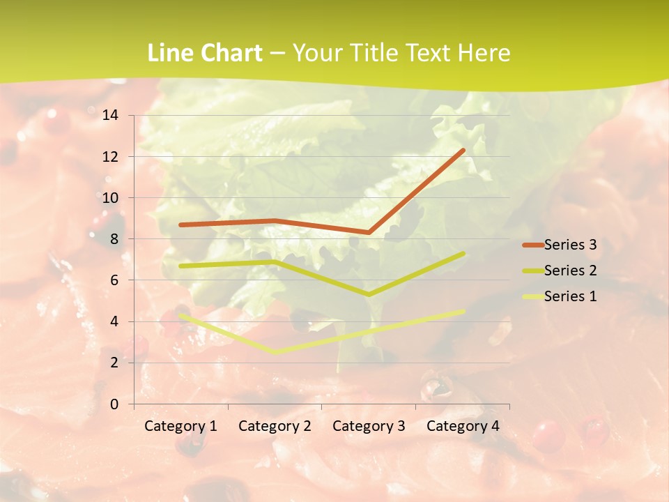 Carpaccio Z Łososia PowerPoint Template