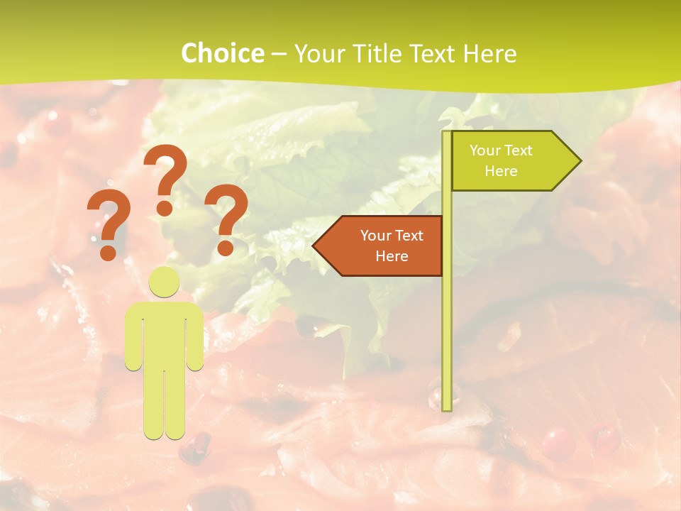 Carpaccio Z Łososia PowerPoint Template