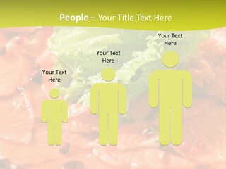 Carpaccio Z Łososia PowerPoint Template