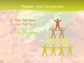 Carpaccio Z Łososia PowerPoint Template