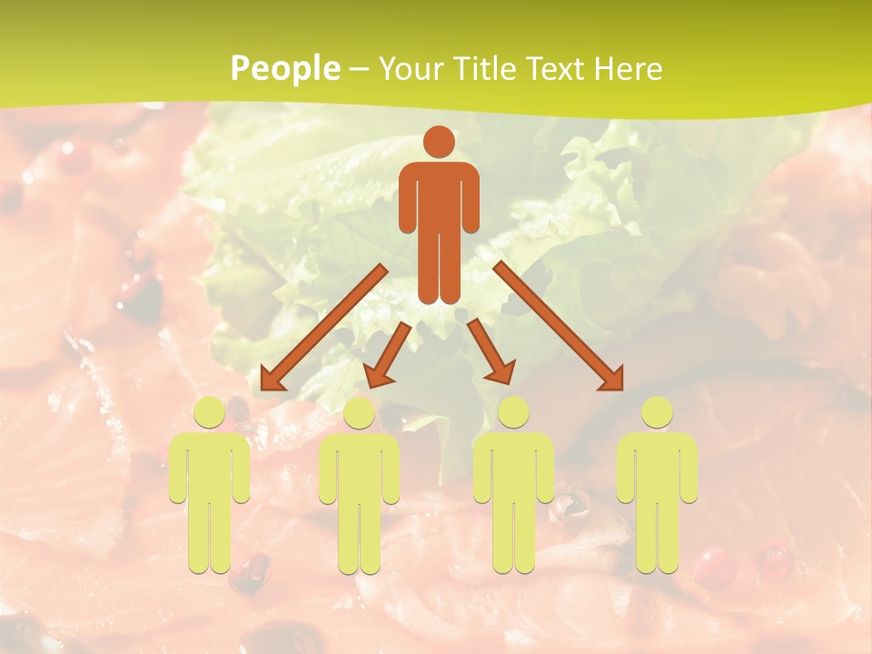 Carpaccio Z Łososia PowerPoint Template