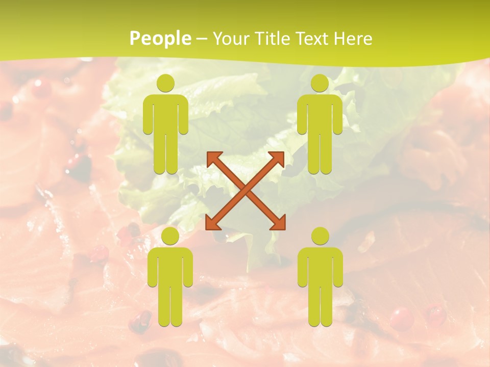 Carpaccio Z Łososia PowerPoint Template