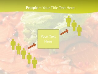 Carpaccio Z Łososia PowerPoint Template