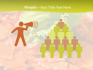 Carpaccio Z Łososia PowerPoint Template