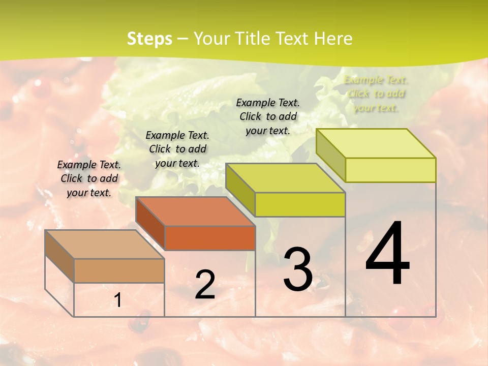 Carpaccio Z Łososia PowerPoint Template