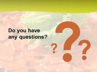 Carpaccio Z Łososia PowerPoint Template