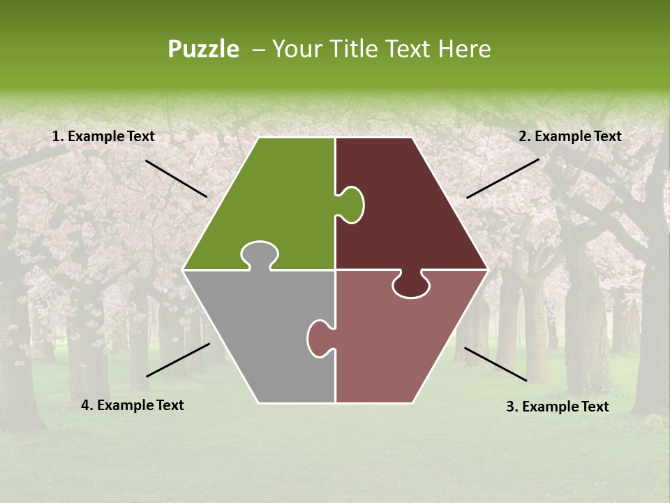 Spring Trees PowerPoint Template