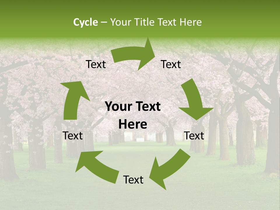 Spring Trees PowerPoint Template