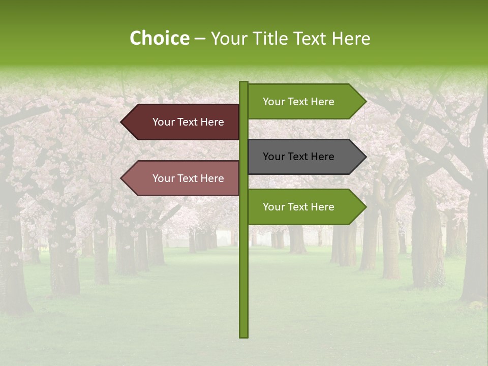 Spring Trees PowerPoint Template
