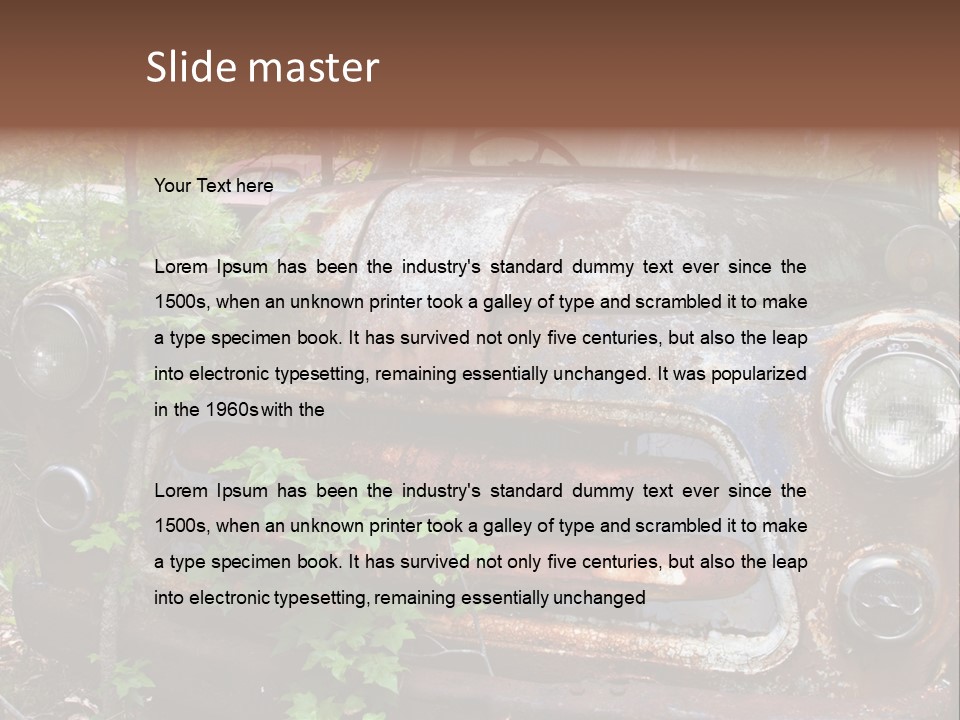 Junkyard PowerPoint Template