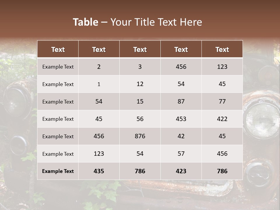 Junkyard PowerPoint Template