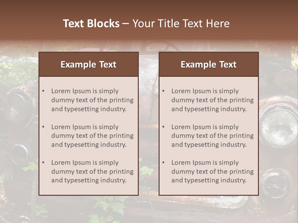 Junkyard PowerPoint Template