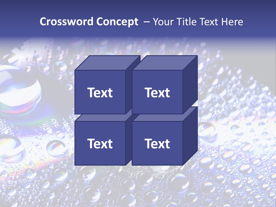 Cd Rom Disk Water PowerPoint Template