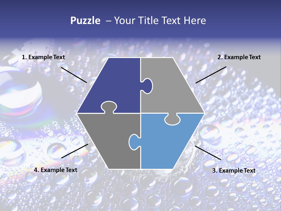 Cd Rom Disk Water PowerPoint Template