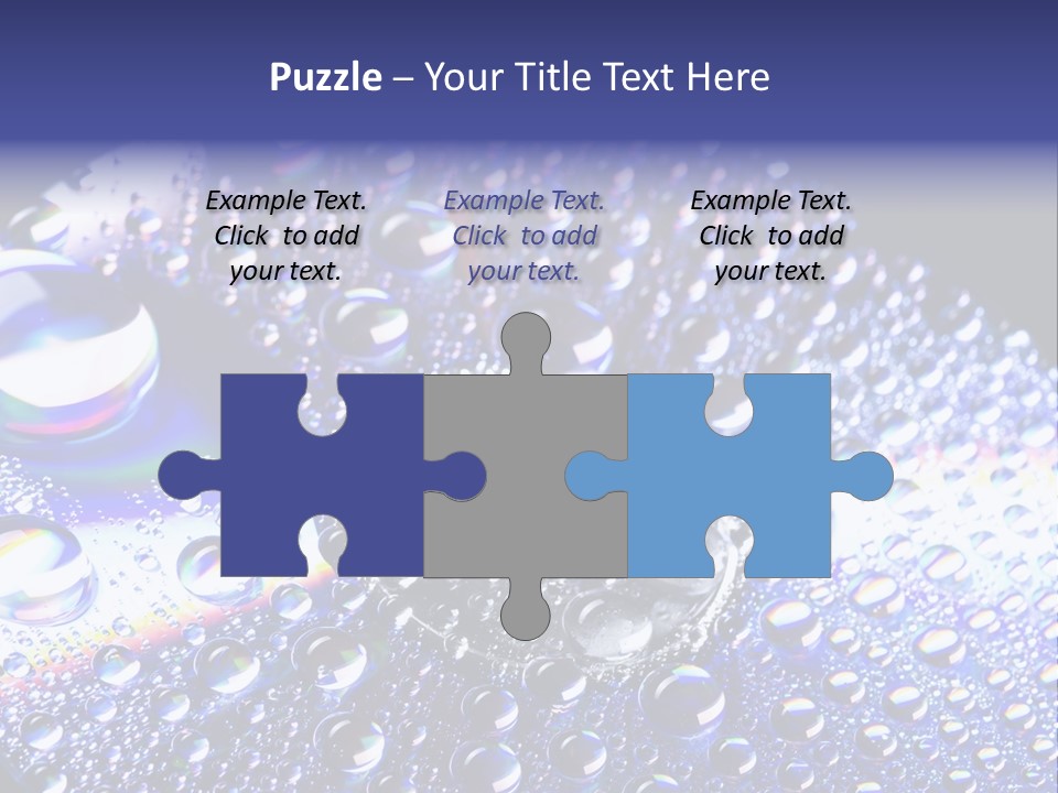 Cd Rom Disk Water PowerPoint Template