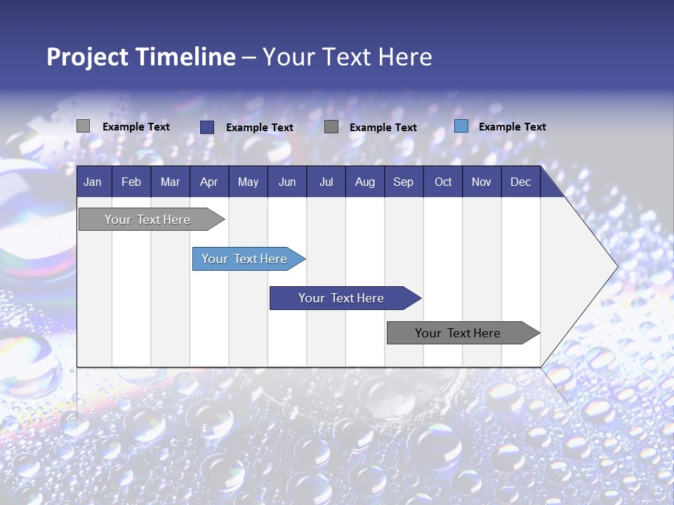 Cd Rom Disk Water PowerPoint Template