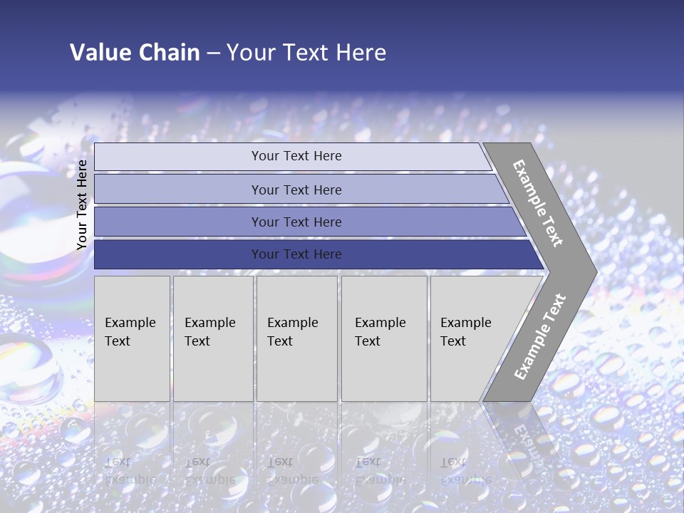 Cd Rom Disk Water PowerPoint Template
