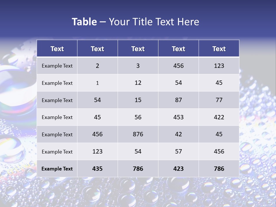 Cd Rom Disk Water PowerPoint Template
