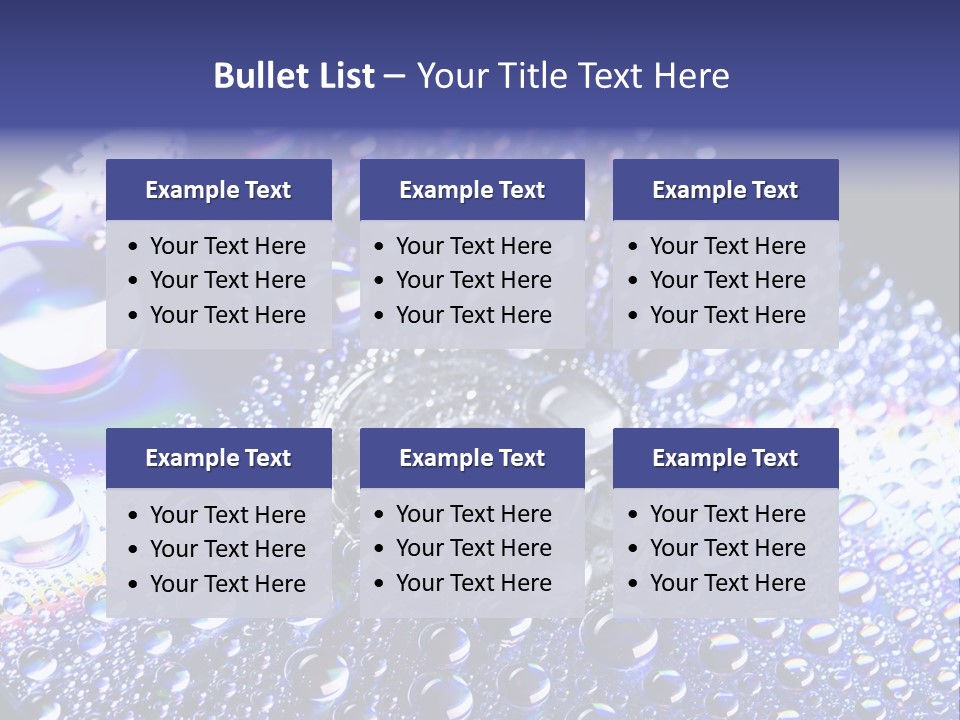 Cd Rom Disk Water PowerPoint Template