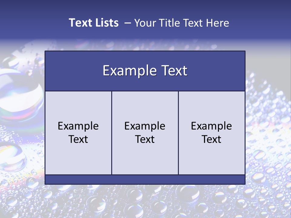 Cd Rom Disk Water PowerPoint Template