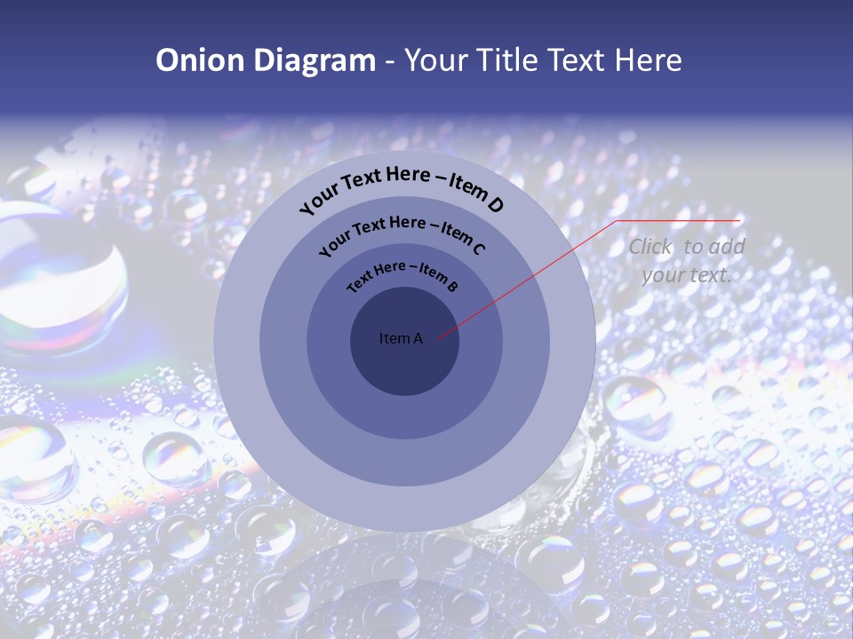 Cd Rom Disk Water PowerPoint Template