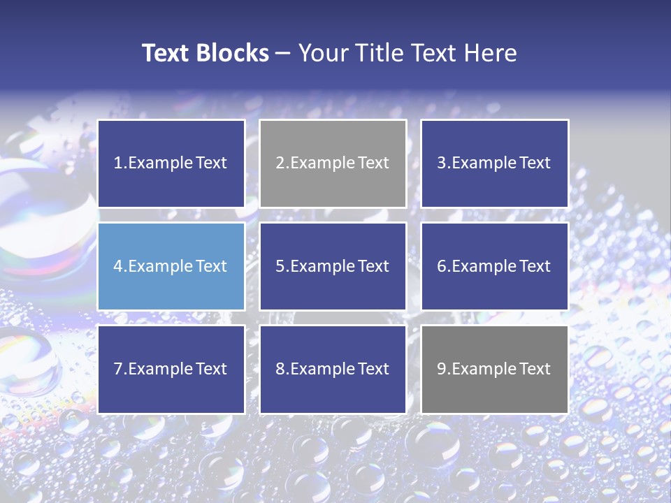 Cd Rom Disk Water PowerPoint Template