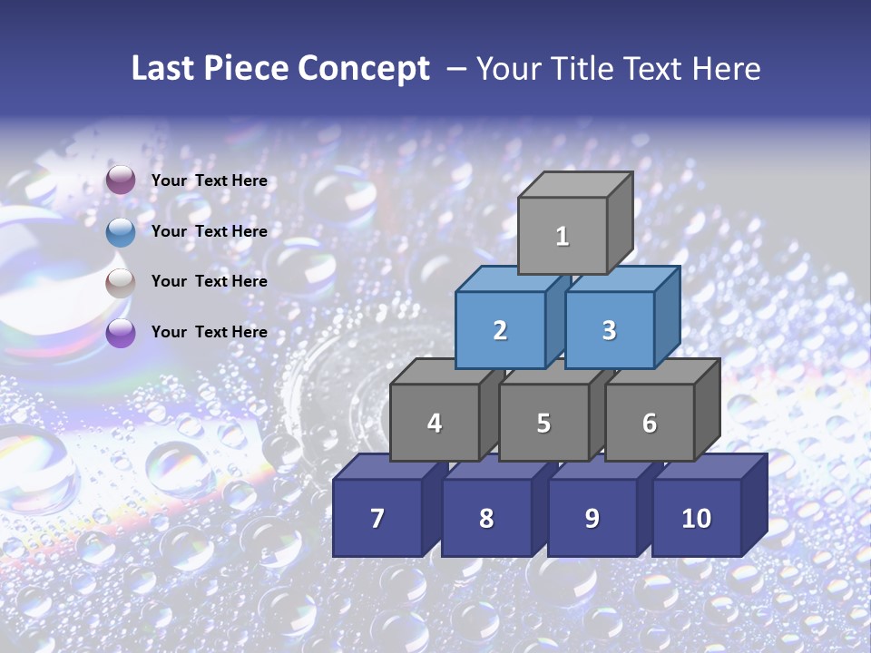 Cd Rom Disk Water PowerPoint Template