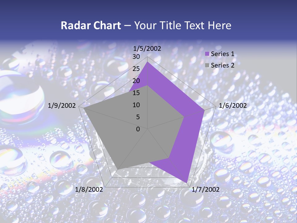 Cd Rom Disk Water PowerPoint Template