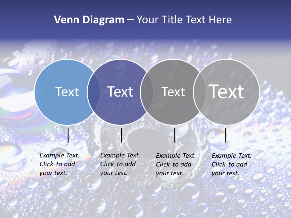 Cd Rom Disk Water PowerPoint Template