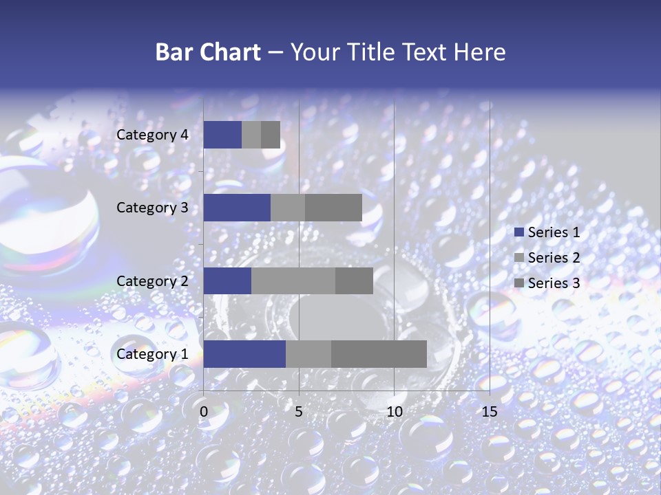 Cd Rom Disk Water PowerPoint Template