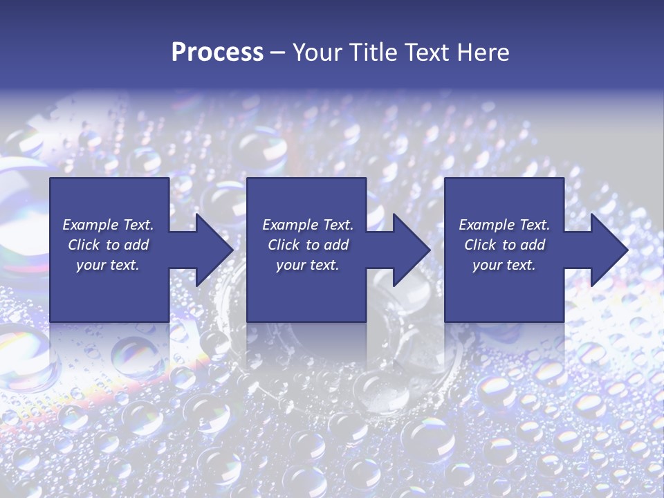 Cd Rom Disk Water PowerPoint Template