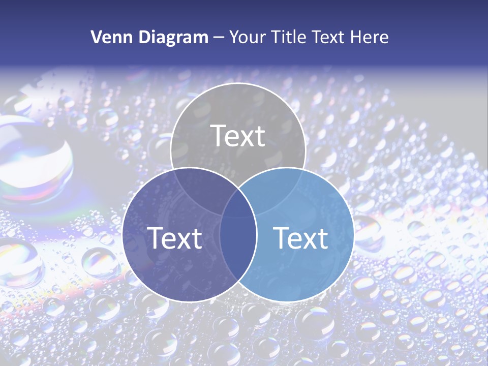 Cd Rom Disk Water PowerPoint Template