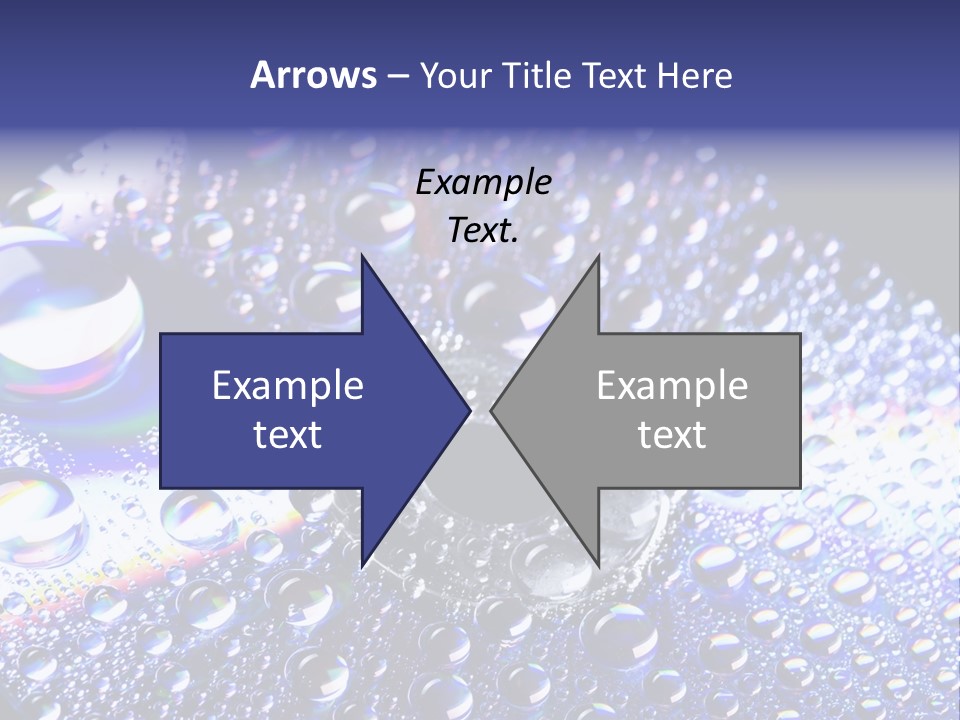 Cd Rom Disk Water PowerPoint Template