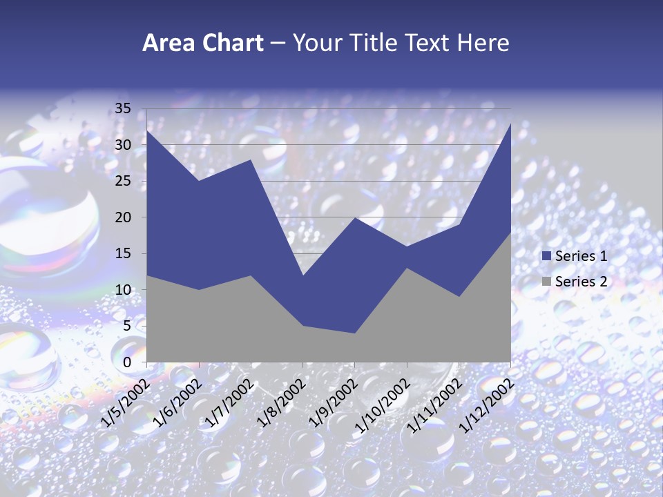 Cd Rom Disk Water PowerPoint Template