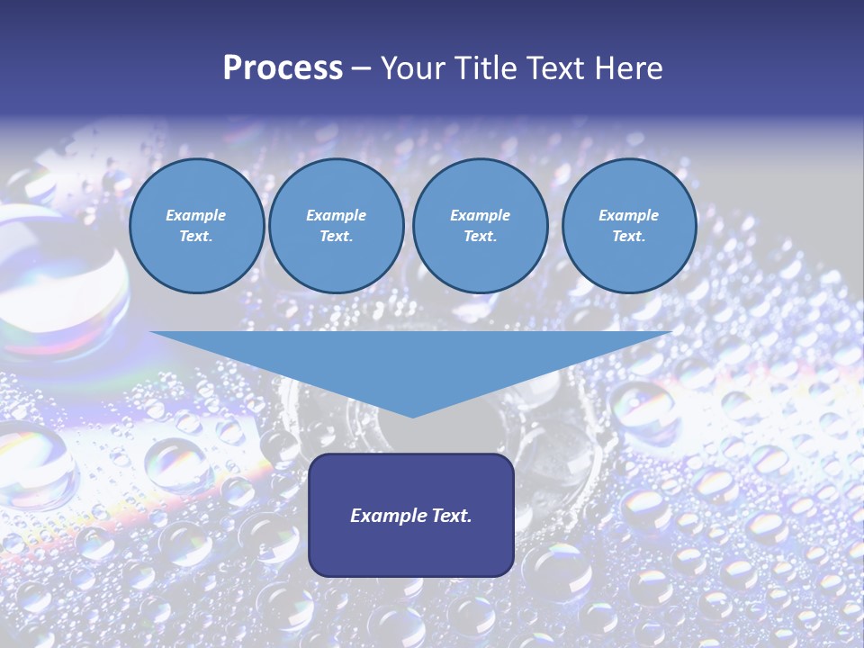 Cd Rom Disk Water PowerPoint Template