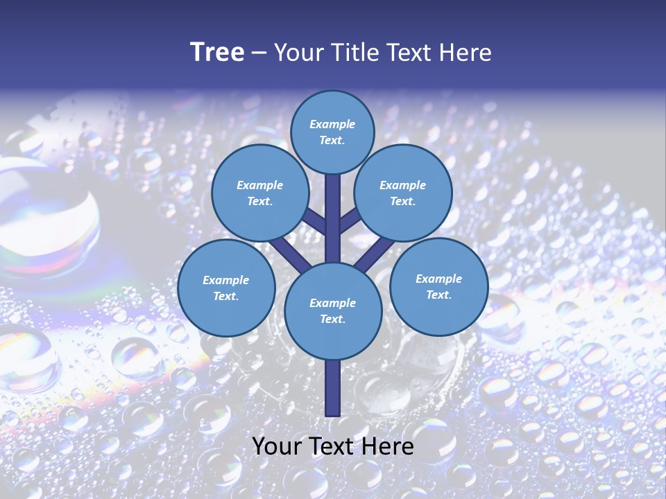 Cd Rom Disk Water PowerPoint Template