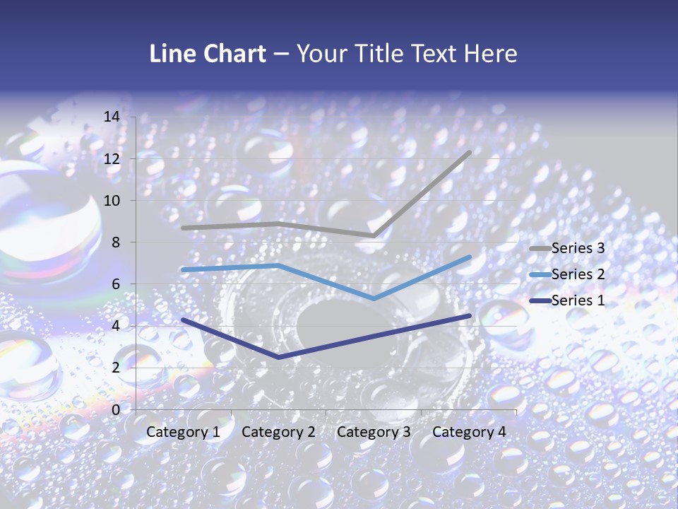 Cd Rom Disk Water PowerPoint Template