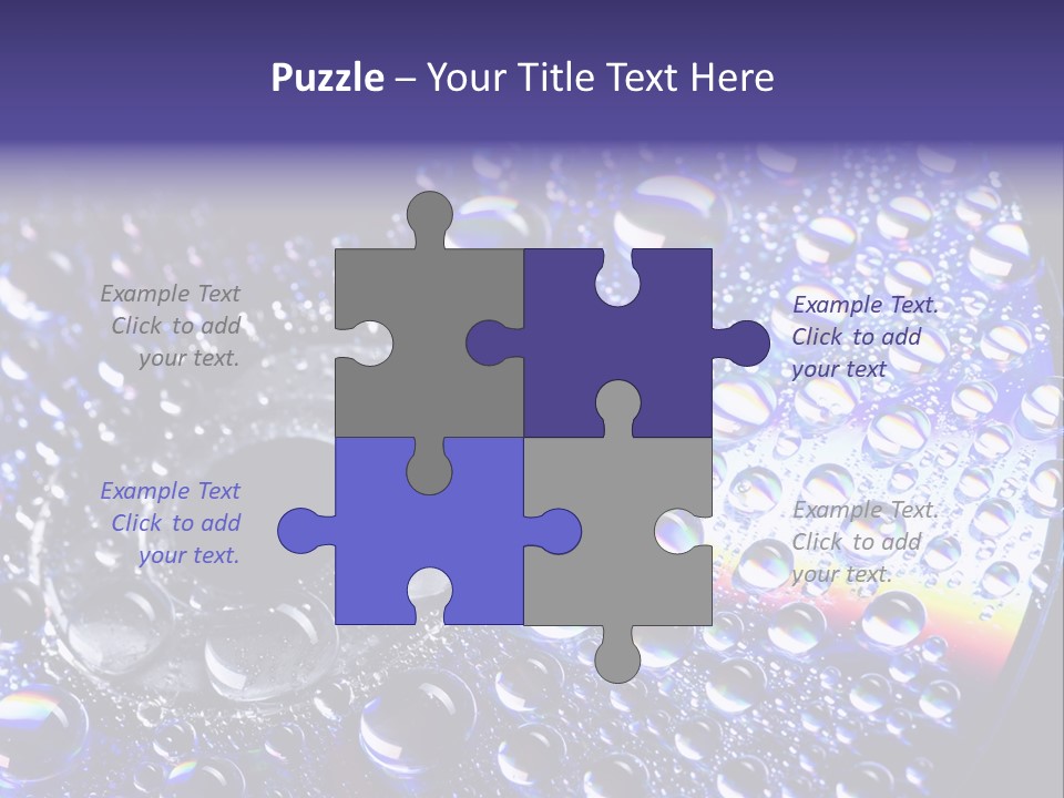 Laser Bright Refraction PowerPoint Template