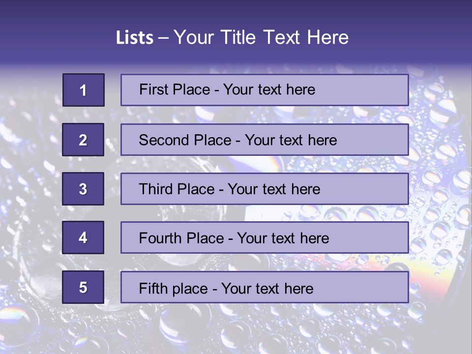 Laser Bright Refraction PowerPoint Template