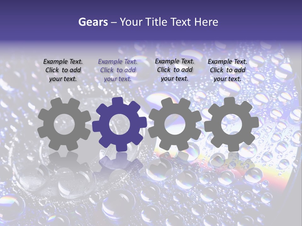 Laser Bright Refraction PowerPoint Template