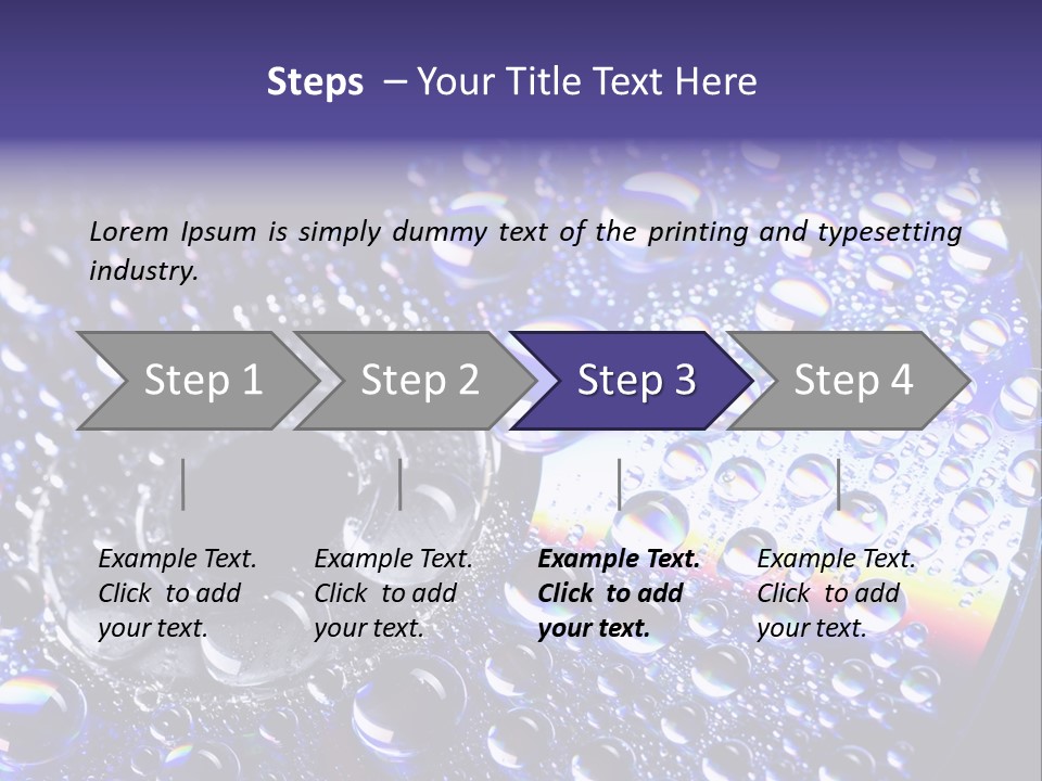 Laser Bright Refraction PowerPoint Template