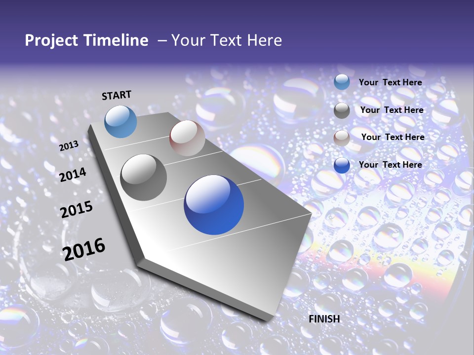 Laser Bright Refraction PowerPoint Template