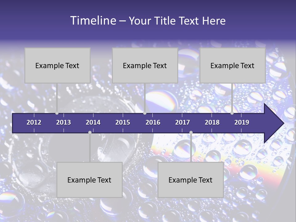 Laser Bright Refraction PowerPoint Template